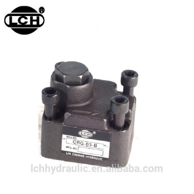 hydraulic machinery spare parts right angle micro-check one way check valve