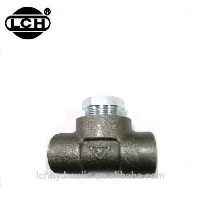 High Pressure pipe fittings 8mm Hydraulic 3 way tube hose connectors